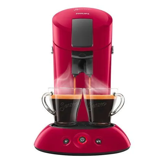 Cafetière à dosettes PHILIPS SENSEO HD6553/81 rouge
