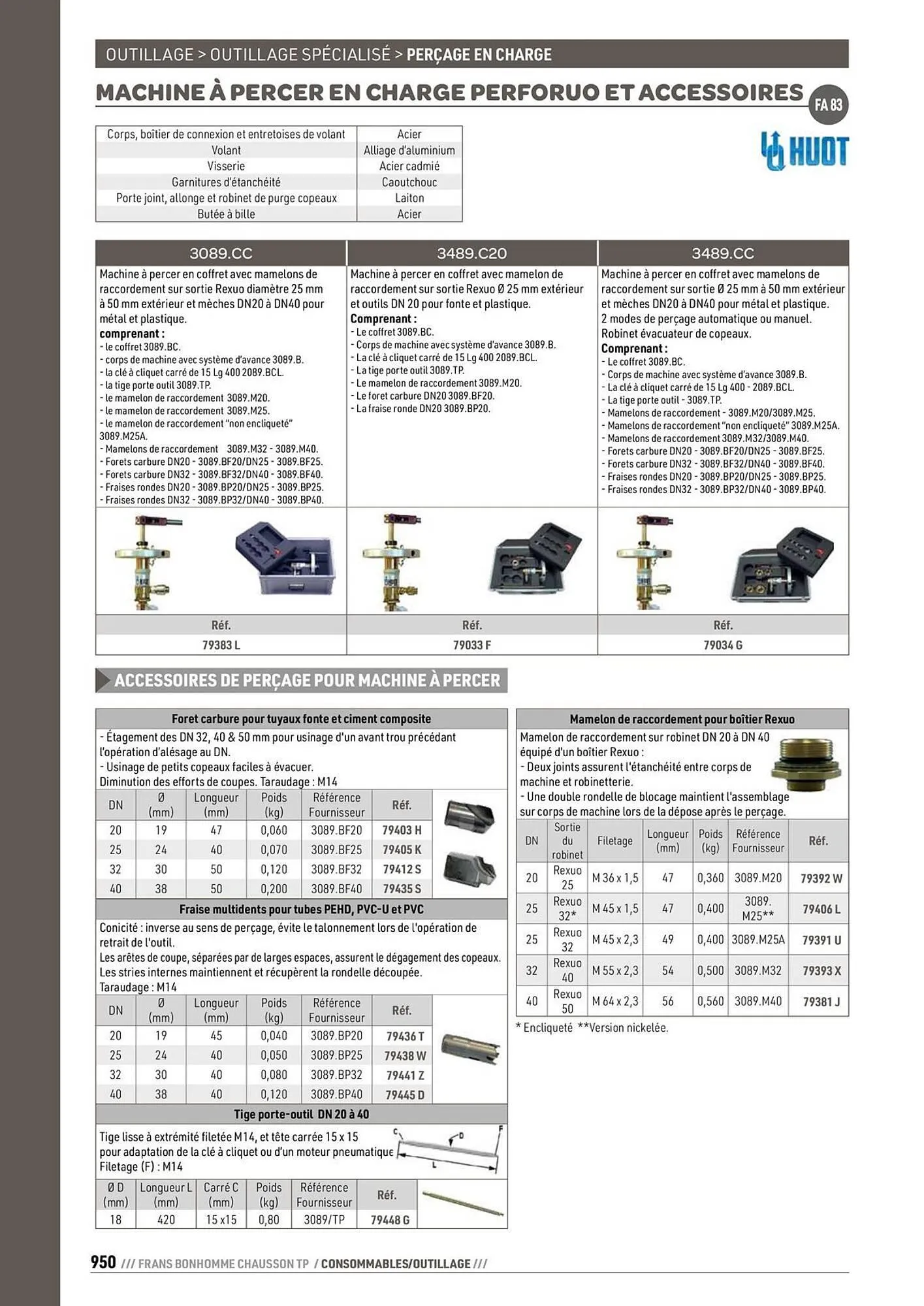 Catalogue Chausson Matériaux du 24 septembre au 31 décembre 2025 - Catalogue page 950