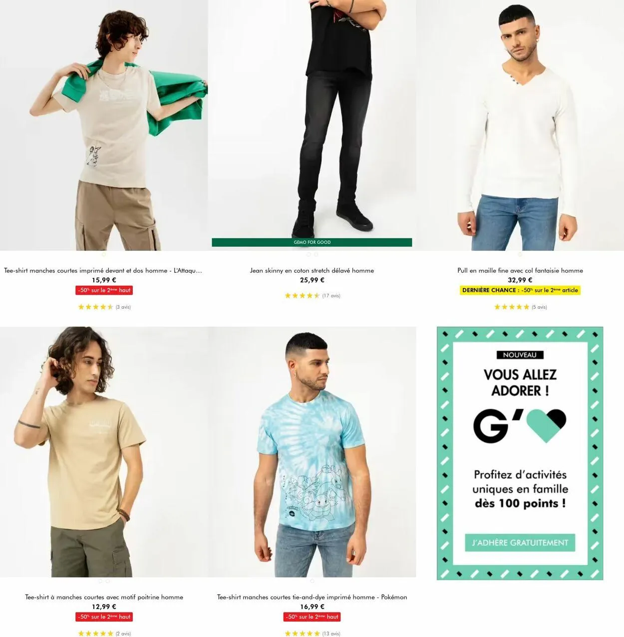 Gémo Catalogue actuel du 23 avril au 6 mai 2025 - Catalogue page 9