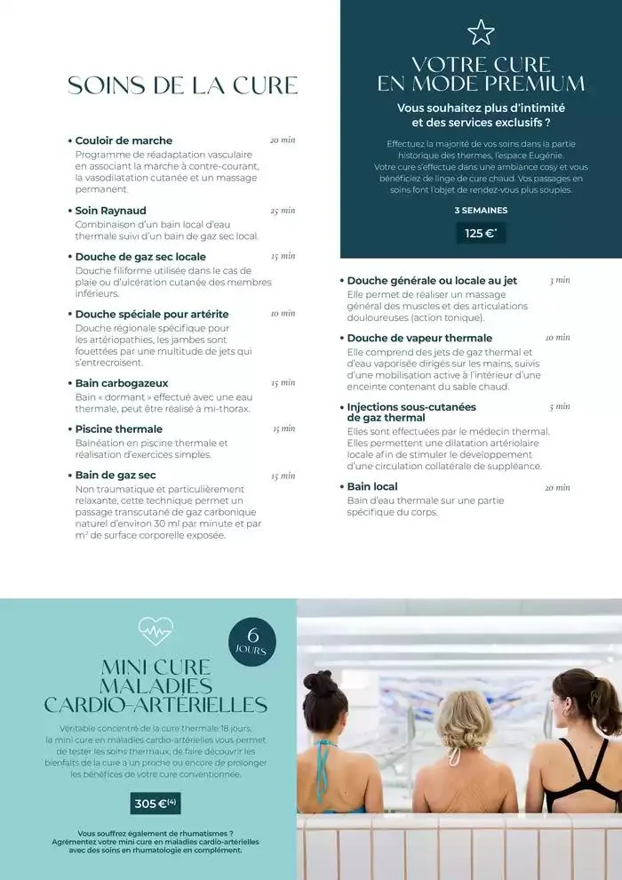 Brochure établissement Royat 2025 du 7 avril au 8 novembre 2025 - Catalogue page 7