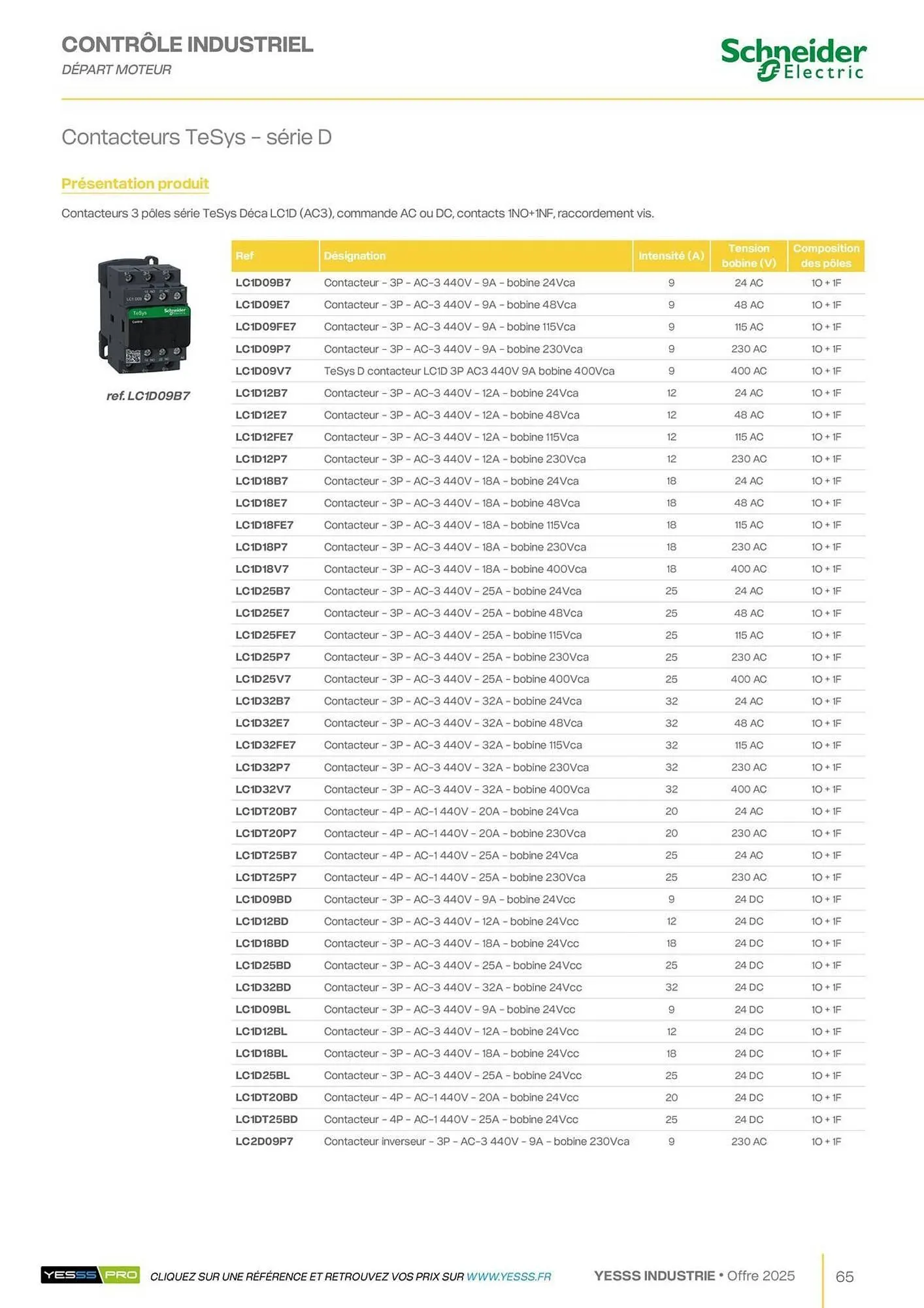 Catalogue Yesss electrique du 28 janvier au 31 décembre 2025 - Catalogue page 67