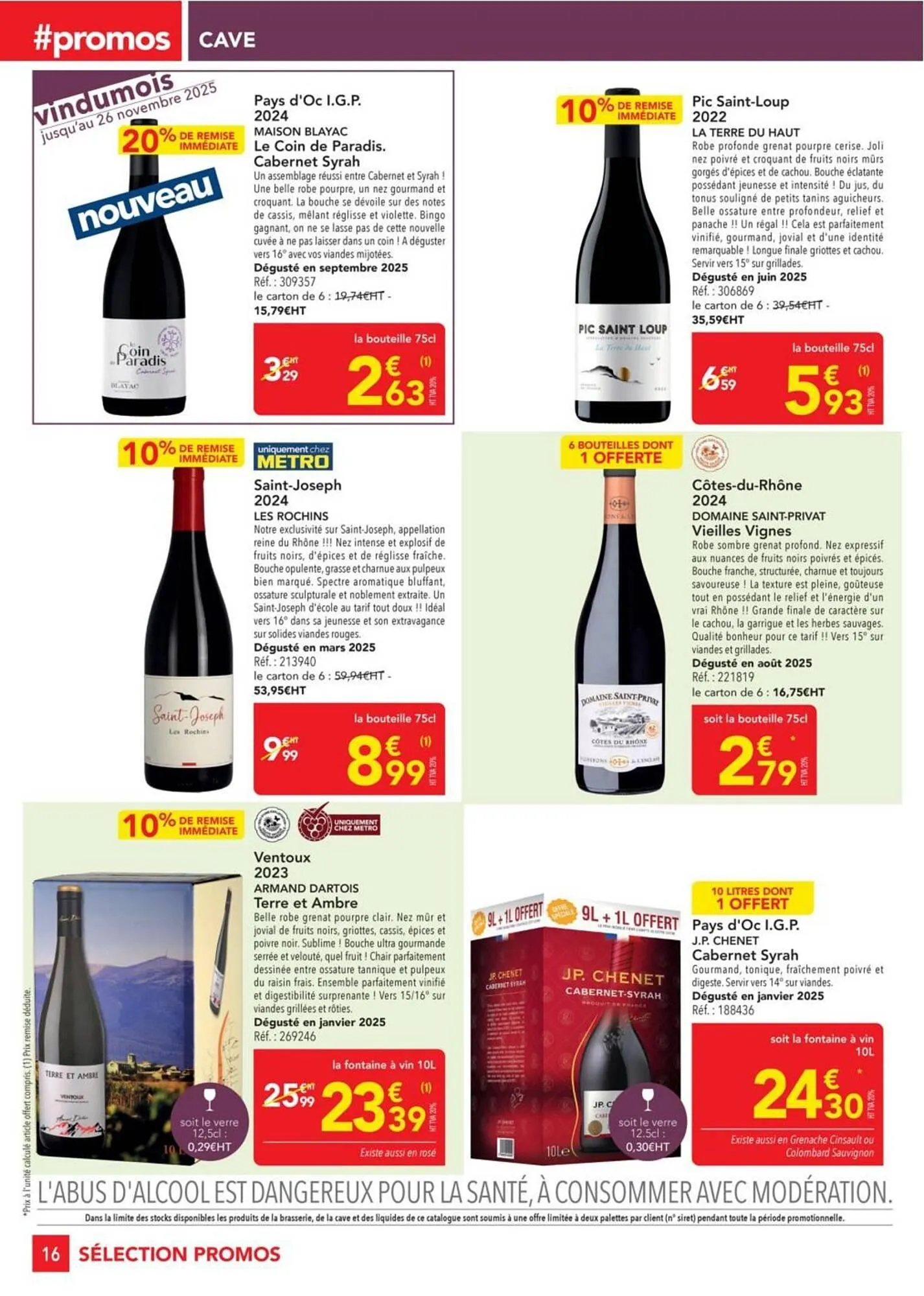 Catalogue METRO du 30 octobre au 26 novembre 2025 - Catalogue page 16