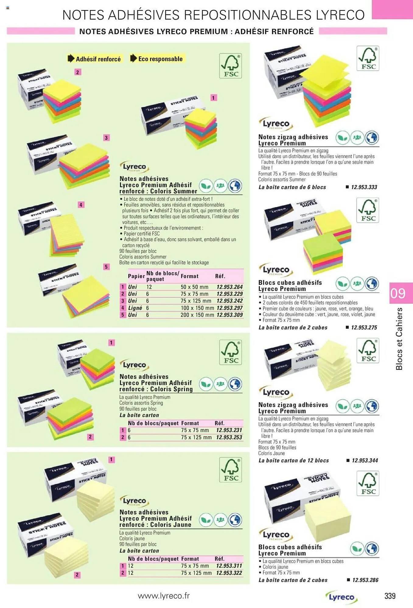 Catalogue Lyreco du 15 mai au 31 décembre 2023 - Catalogue page 339