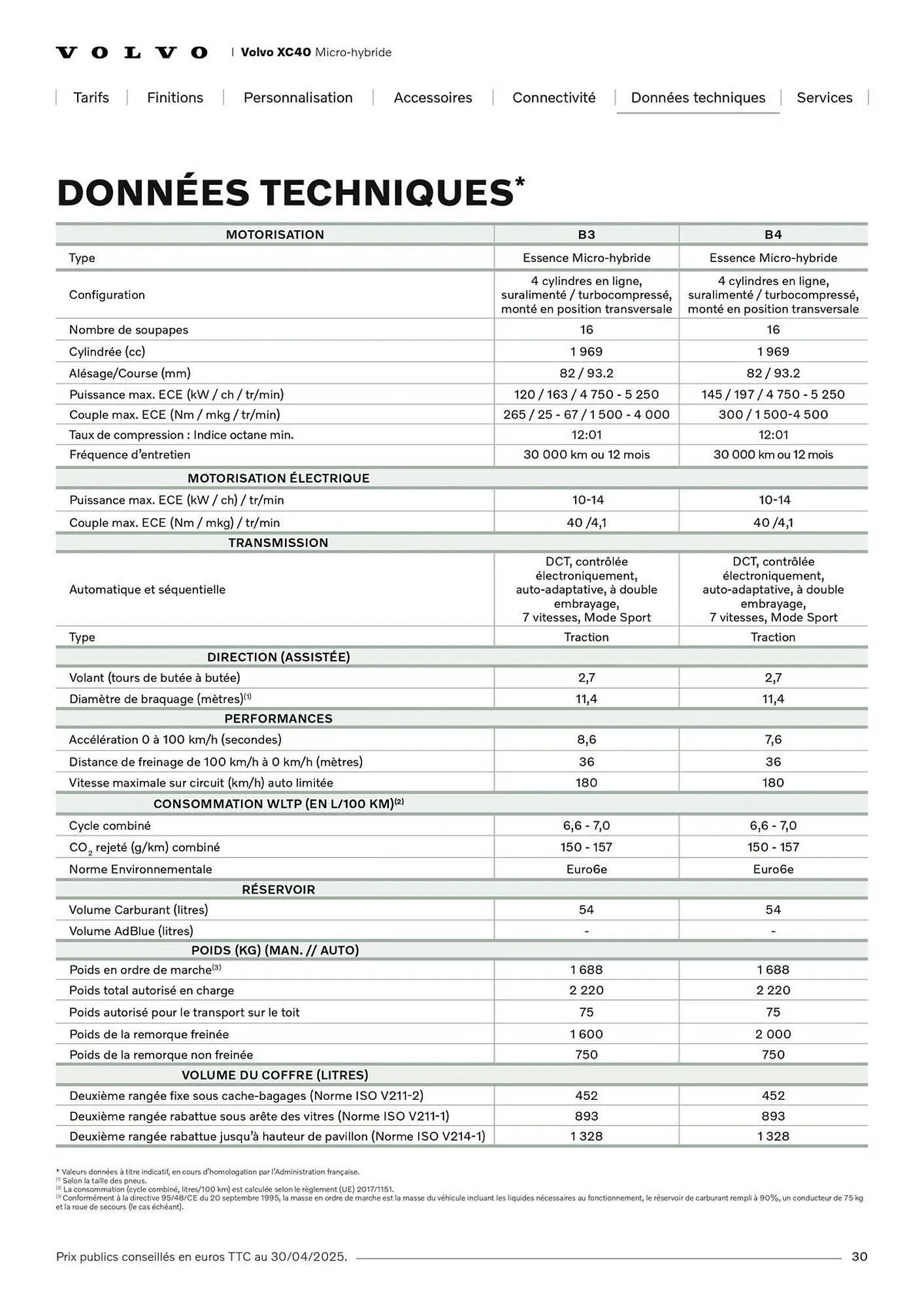 Catalogue VOLVO du 7 janvier au 31 janvier 2027 - Catalogue page 30