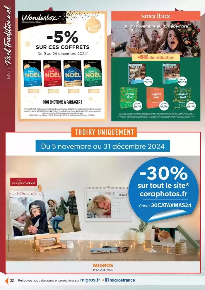 Déco (18j) Kdo Mode festif du 19 novembre au 15 décembre 2024 - Catalogue page 32