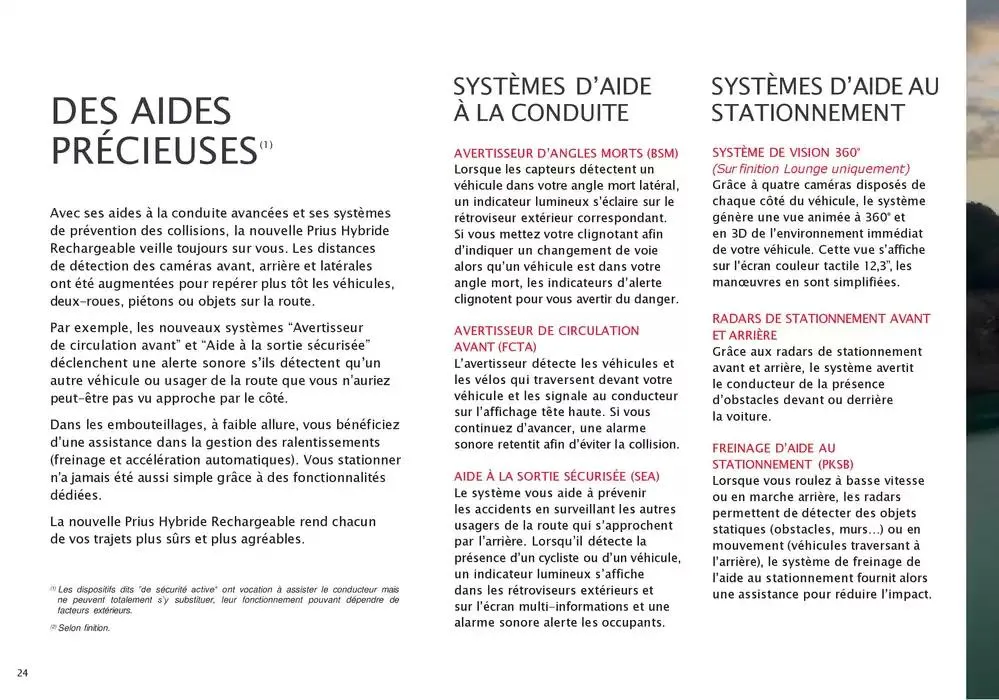 Toyota Prius Hybride Rechargeable du 16 décembre au 14 décembre 2025 - Catalogue page 24