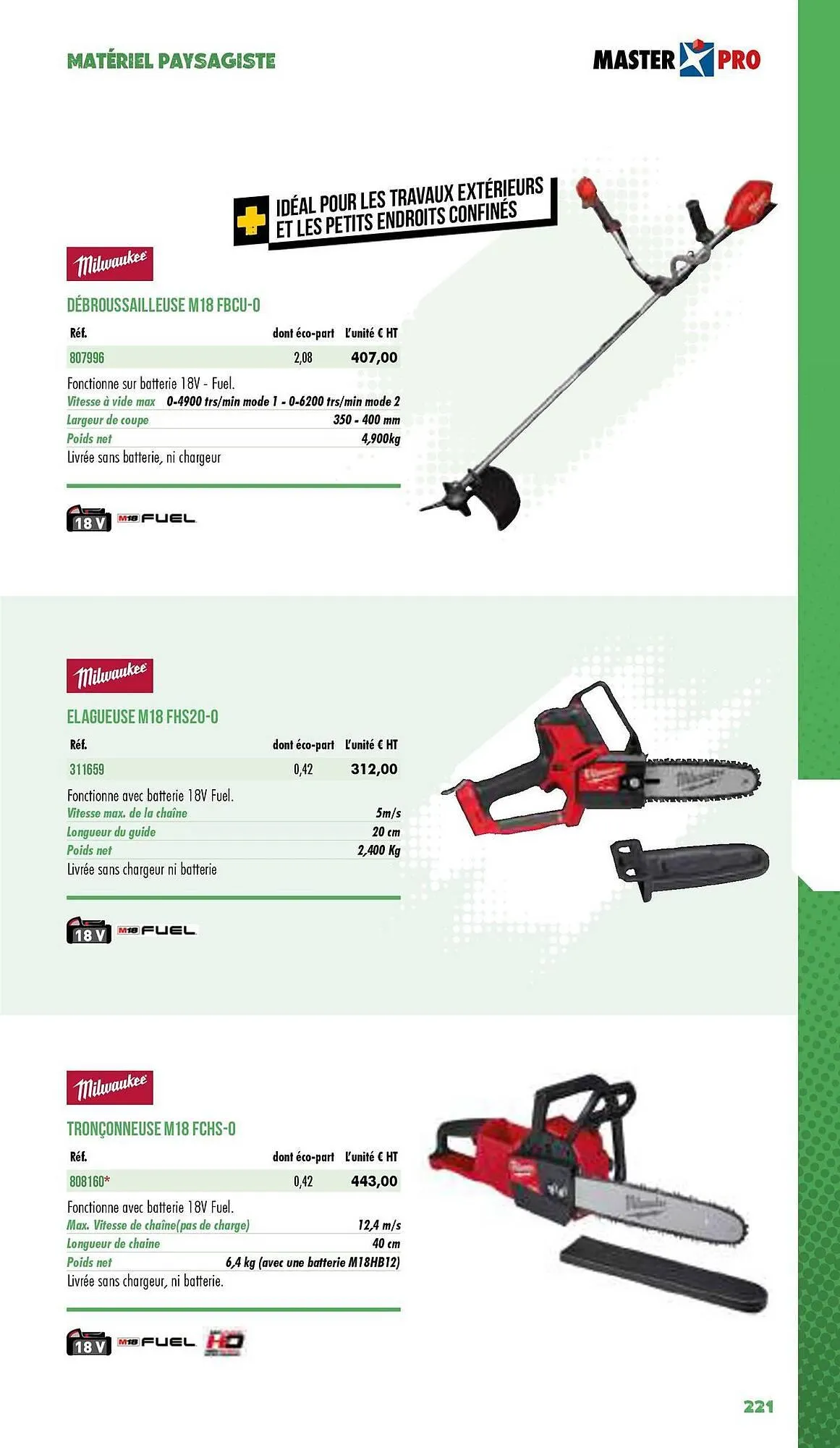 Catalogue Master Pro du 3 janvier au 31 décembre 2025 - Catalogue page 223