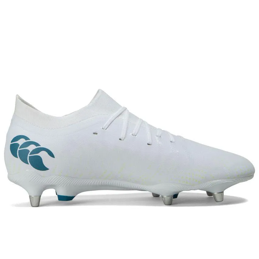 Chaussures Rugby Speed Infinite Pro SG Crampons Hybrides Tout Terrain Blanc - Canterbury