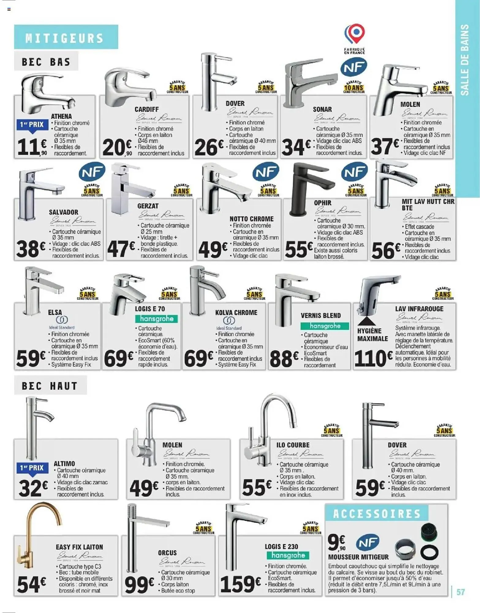 Catalogue E.Leclerc Brico du 7 janvier au 31 décembre 2025 - Catalogue page 57