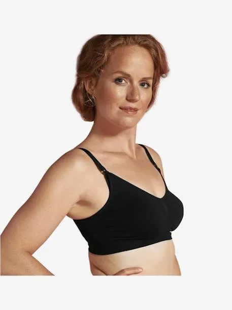 Soutien-gorge grossesse et allaitement à mémoire de forme CARRIWELL - noir