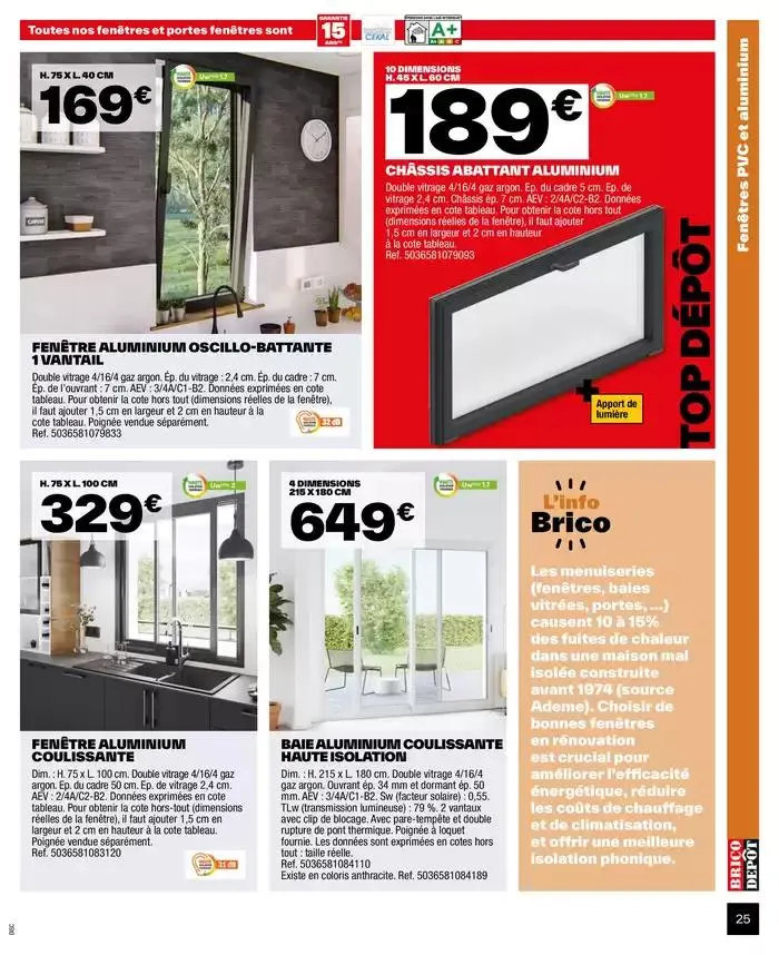 J’améliore mon habitat à prix dépôt du 2 octobre au 9 octobre 2024 - Catalogue page 25