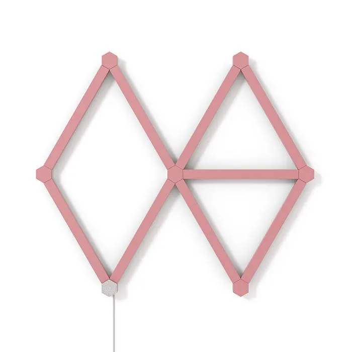 Nanoleaf Lines Skin Rose Mate - 9 pièces