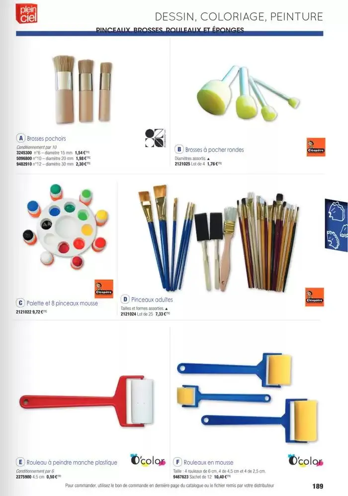 Écoles et loisirs 2025 du 1 janvier au 31 décembre 2025 - Catalogue page 189