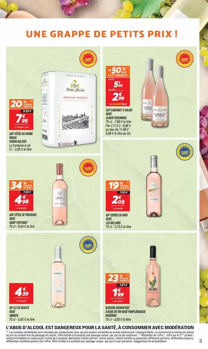SEMAINE PROCHAINE : FOIRE AUX VINS du 22 avril au 28 avril 2025 - Catalogue page 3