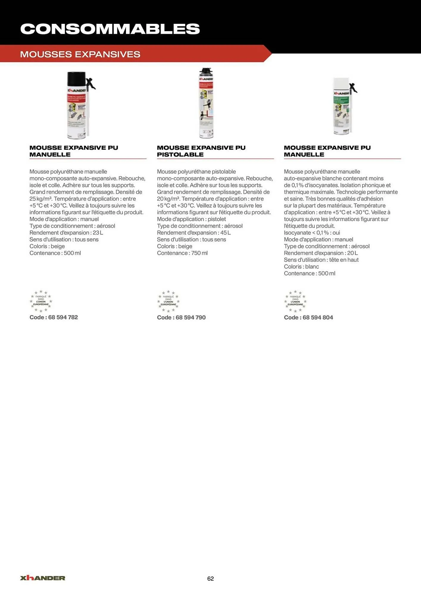 Catalogue Prolians du 2 septembre au 31 décembre 2025 - Catalogue page 62