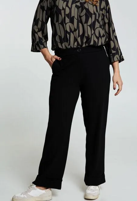 Pantalon évasé extra-long