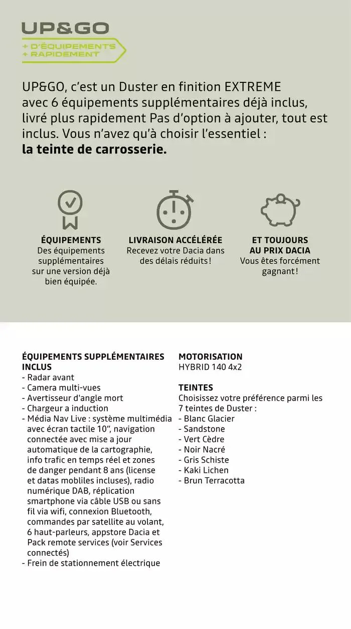 Dacia Duster du 5 mars au 31 décembre 2025 - Catalogue page 19