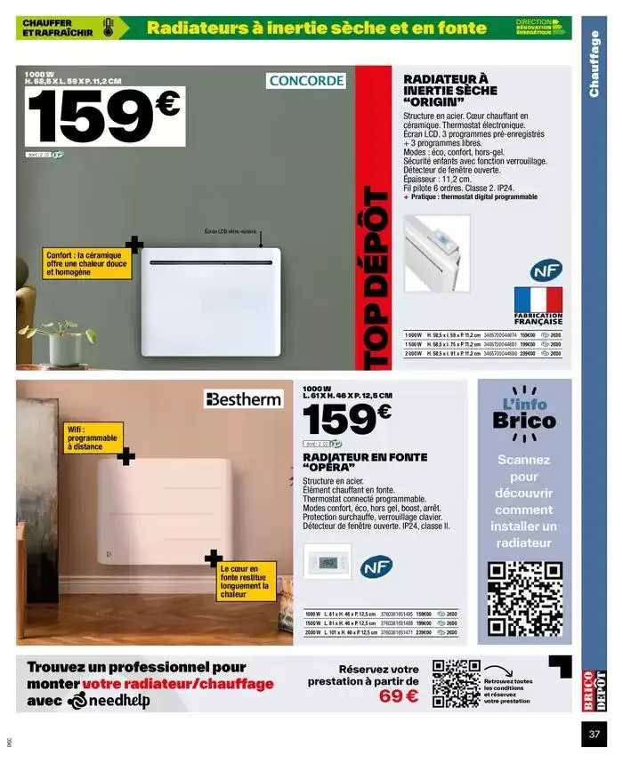 J’améliore mon habitat à prix dépôt du 2 octobre au 9 octobre 2024 - Catalogue page 37