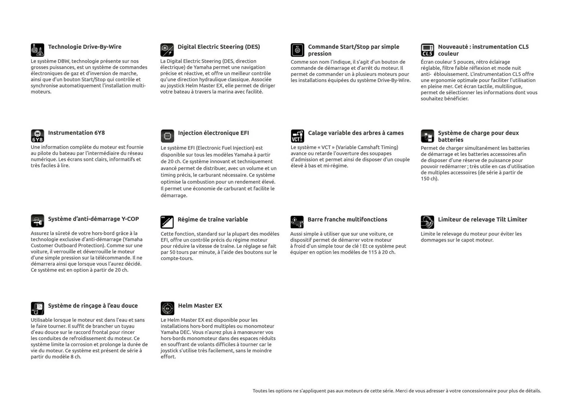 Yamaha Catalogue du 25 septembre au 30 juin 2026 - Catalogue page 16