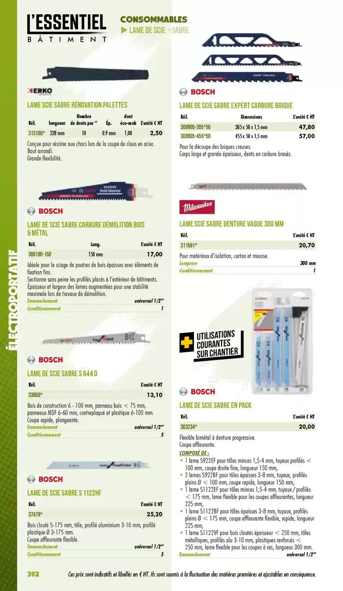 Essentiel Batiment 2025 du 3 janvier au 31 décembre 2025 - Catalogue page 394