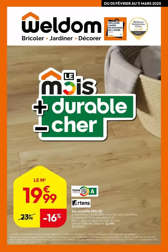 Le mois le plus durable - 1