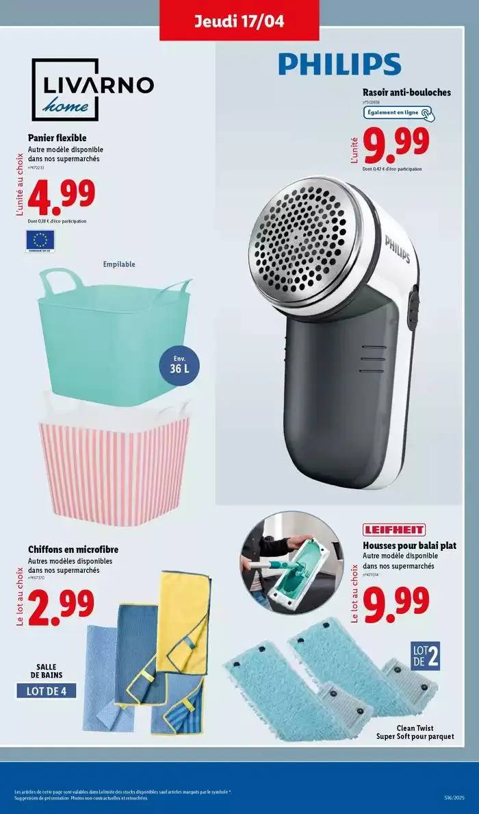 Découvrez la sélection de produits mode et bricolage à prix Lidl ! du 14 avril au 17 avril 2025 - Catalogue page 27