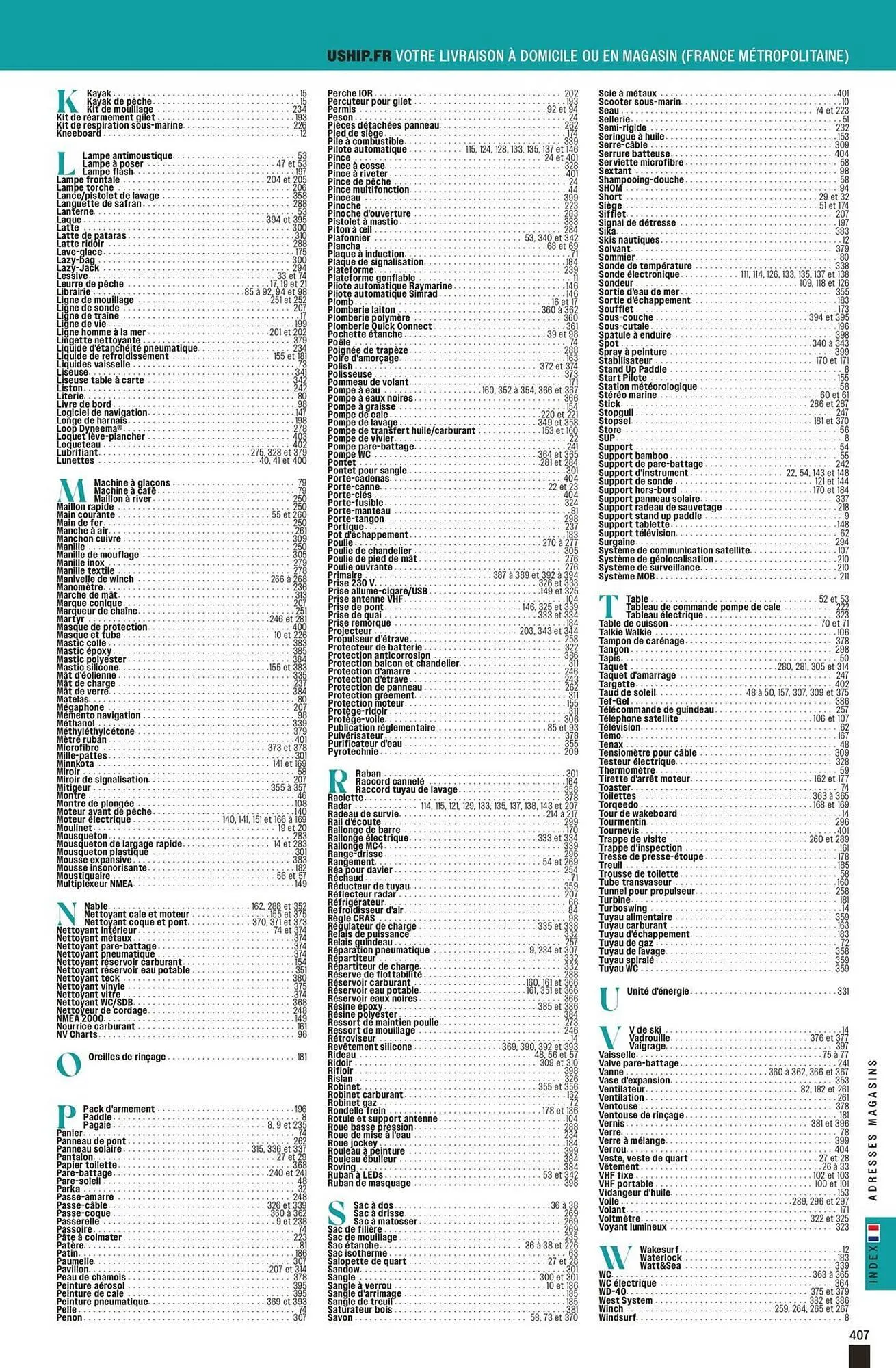 Catalogue Uship du 3 avril au 31 décembre 2026 - Catalogue page 407