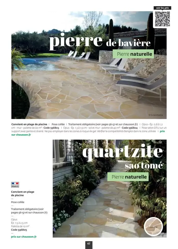 Aménagez votre extérieur SAISON 2025 du 1 janvier au 31 décembre 2025 - Catalogue page 69