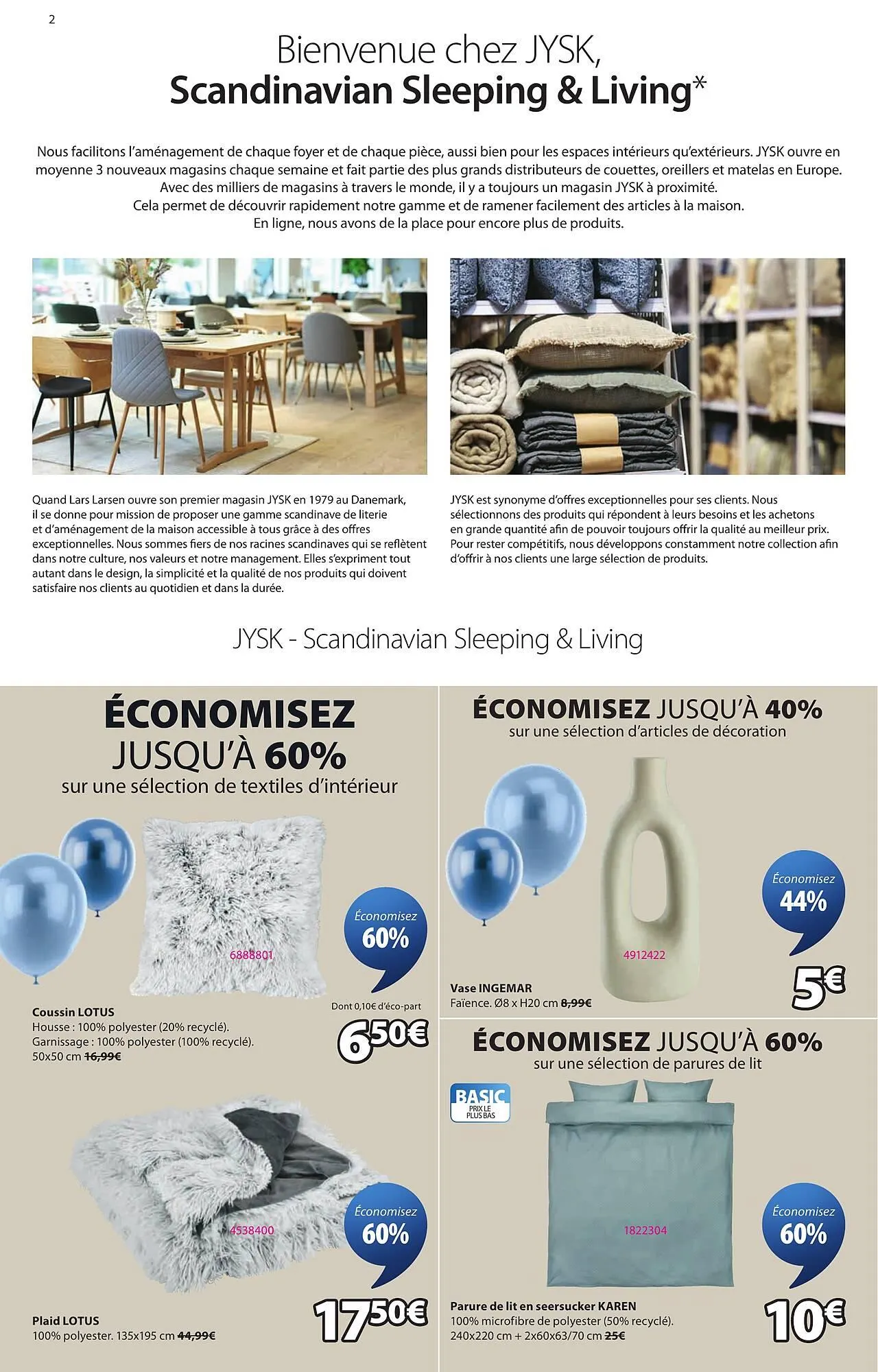 Catalogue JYSK du 17 mars au 11 mai 2026 - Catalogue page 2