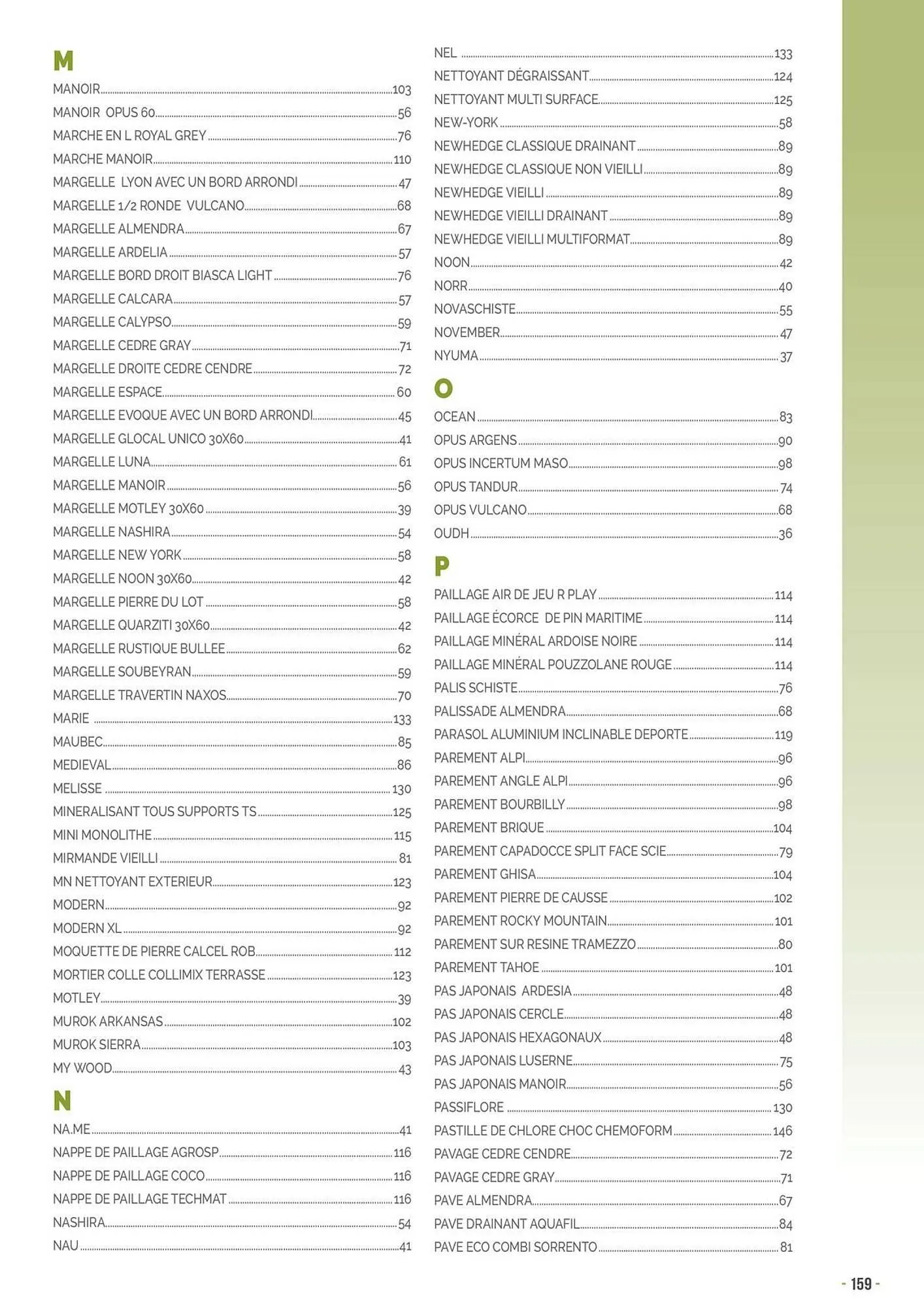 Catalogue Doras du 26 mars au 31 décembre 2025 - Catalogue page 159