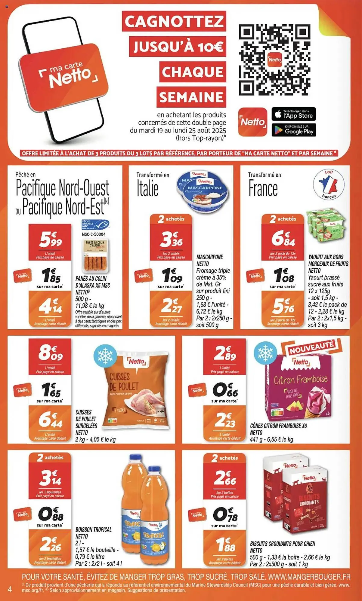 Catalogue Netto du 19 août au 25 août 2025 - Catalogue page 4