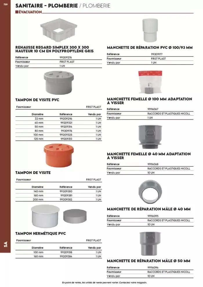 Tout faire +de 15 000 Produits du 17 décembre au 30 juin 2025 - Catalogue page 688