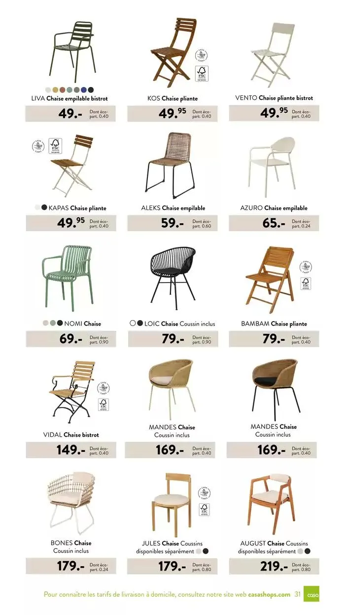 Collection de jardin 2025 du 3 mars au 30 septembre 2025 - Catalogue page 31