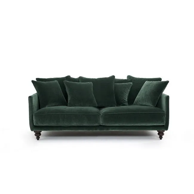 Canapé compact velours, Lazare