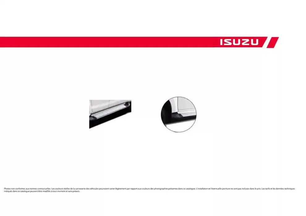ISUZU SPACE N60B Accessoires du 15 octobre au 15 octobre 2025 - Catalogue page 43