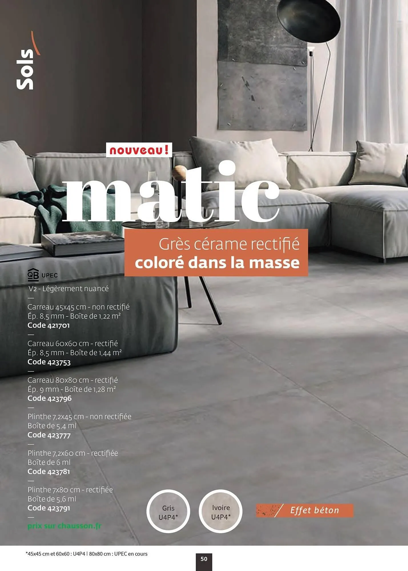 Catalogue Chausson Matériaux du 12 septembre au 31 décembre 2026 - Catalogue page 52
