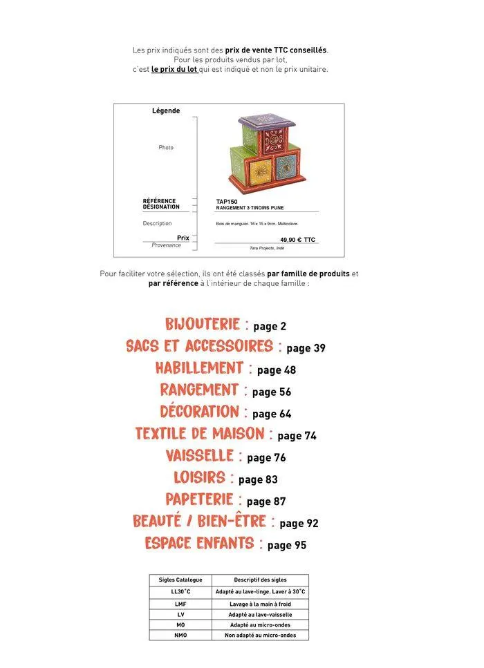 ARTISANAT . DéCORATION . MODE . JOUETS du 9 février au 31 août 2024 - Catalogue page 2