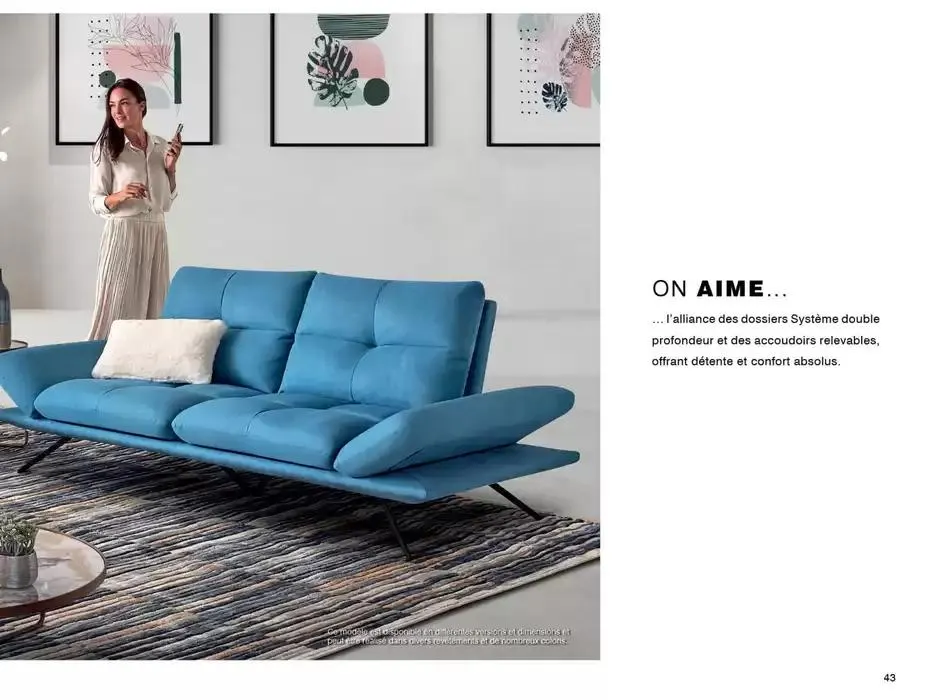 Catalogue Canapés et Fauteuils 2025  du 1 janvier au 31 décembre 2025 - Catalogue page 43