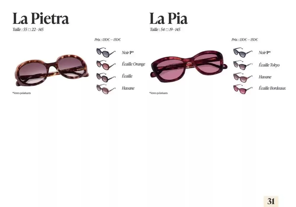 Lookbook Solaires 2025 du 19 février au 31 décembre 2025 - Catalogue page 30