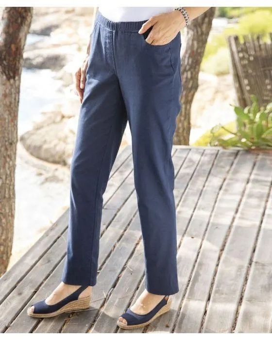 Pantalon gabardine extensible