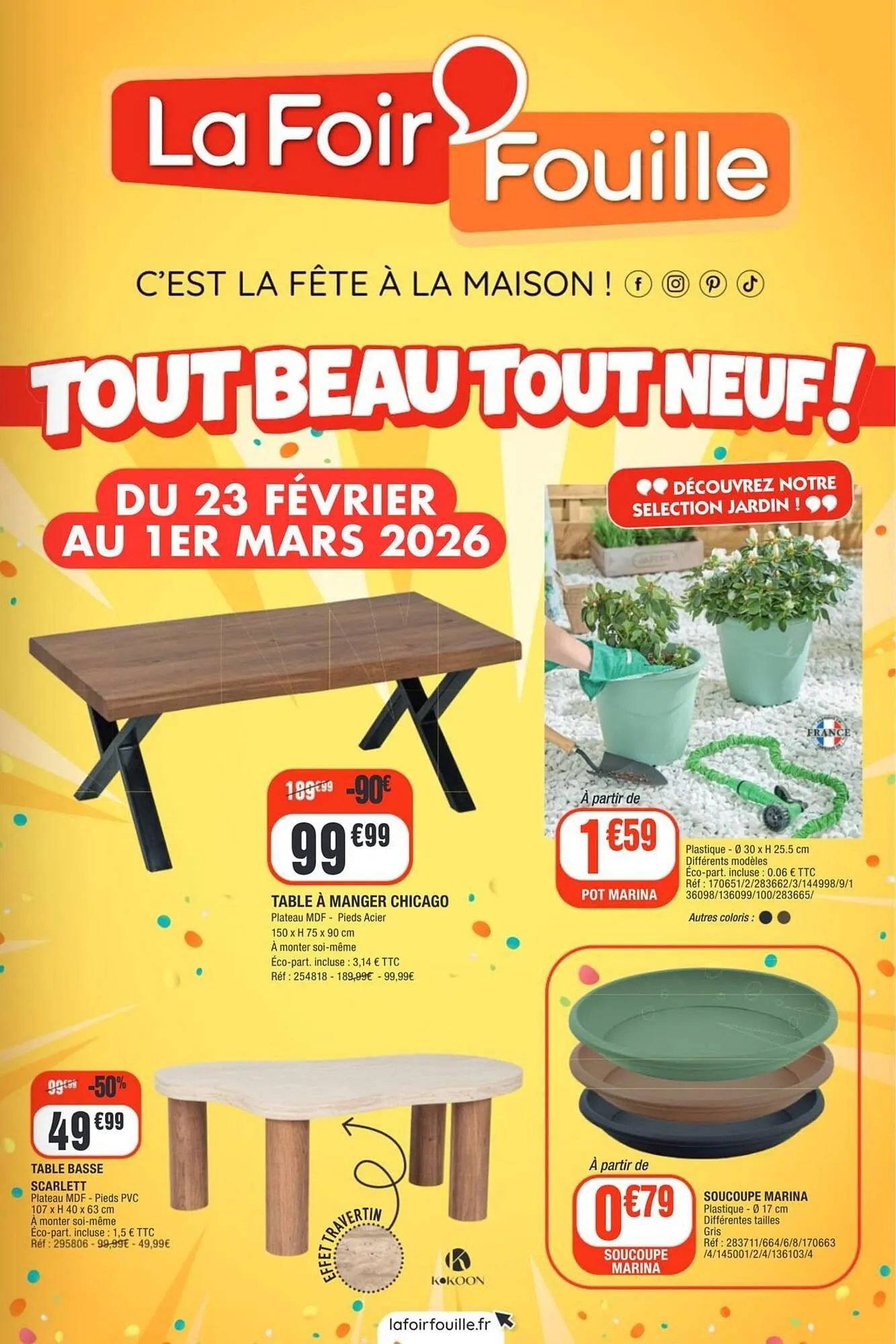 Catalogue La Foir'Fouille du 23 février au 1 mars 2026 - Catalogue page 1