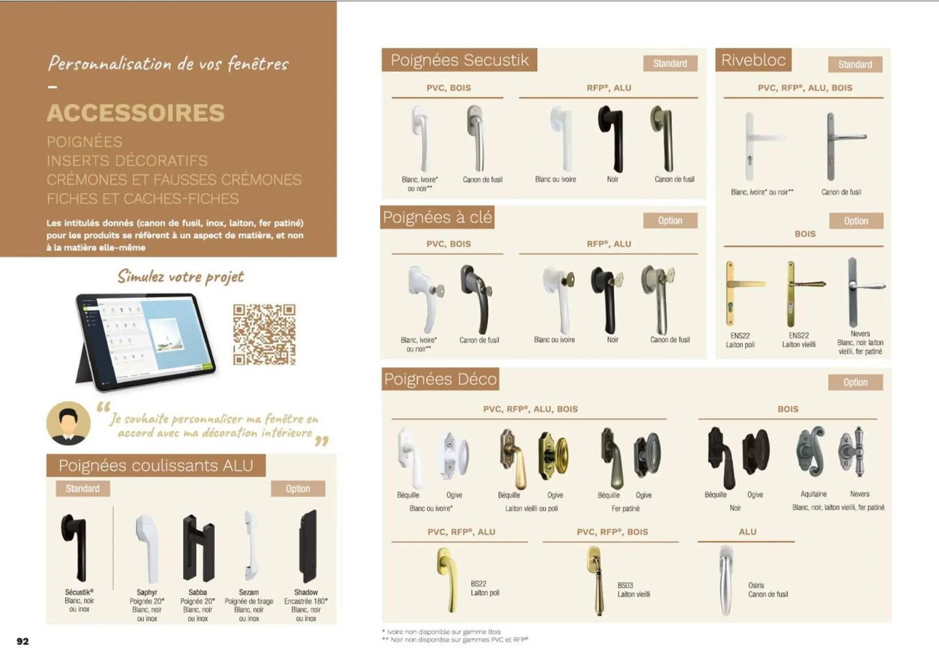 Catalogue Art & Fenêtres du 29 août au 31 décembre 2023 - Catalogue page 92