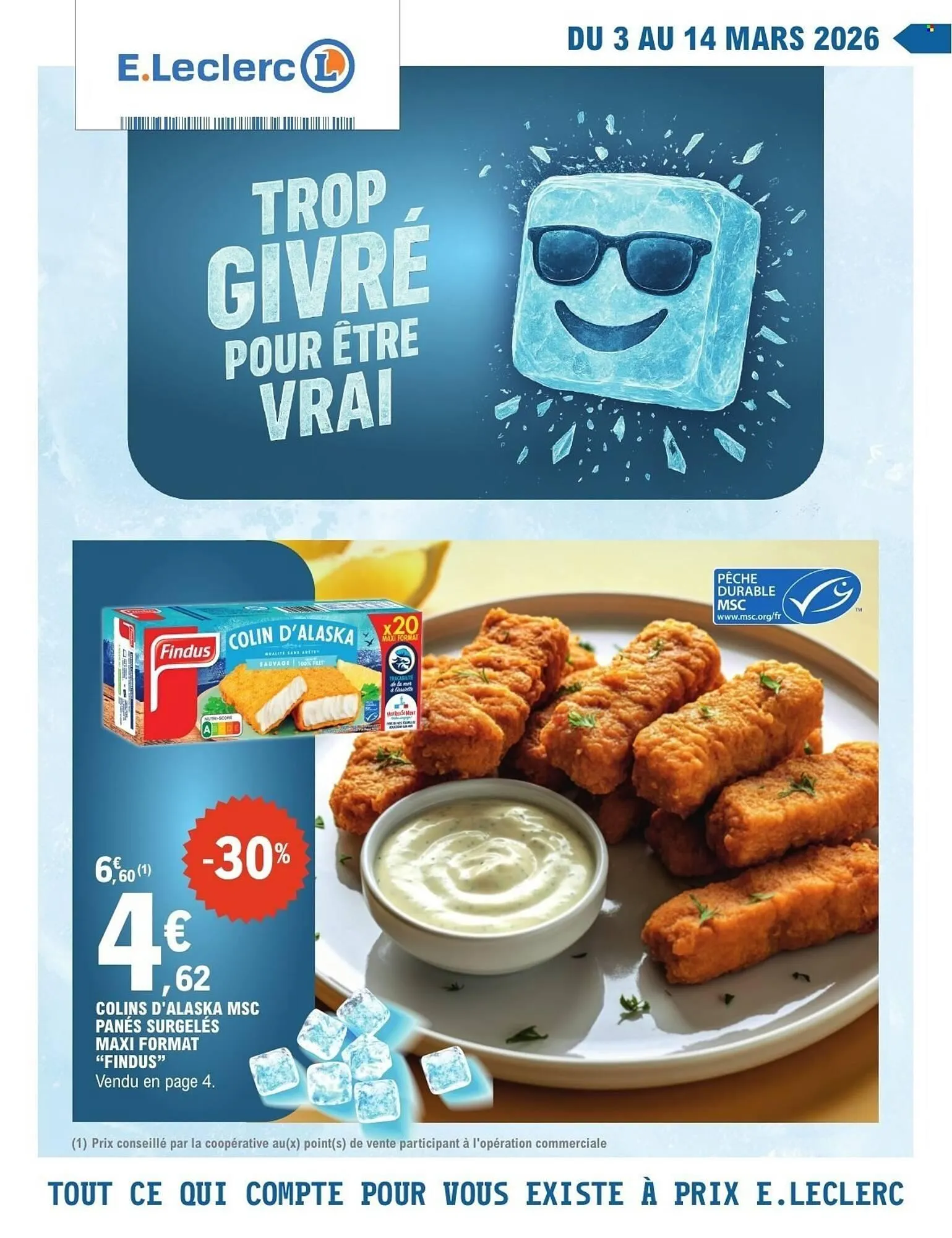 Catalogue E.Leclerc du 3 mars au 14 mars 2026 - Catalogue page 1