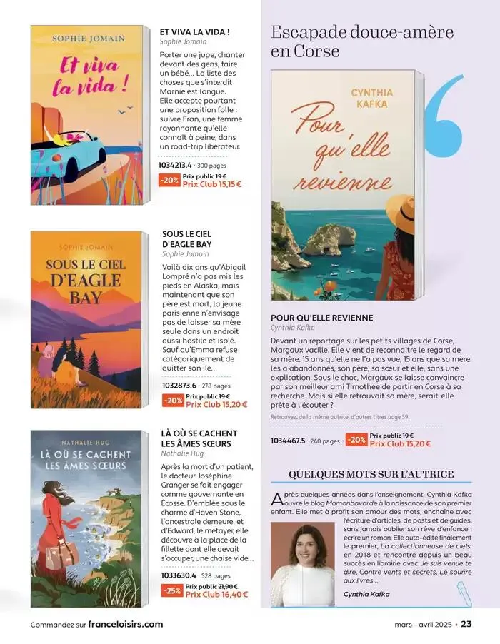 Mars - Avril 2025 du 4 mars au 30 avril 2025 - Catalogue page 23