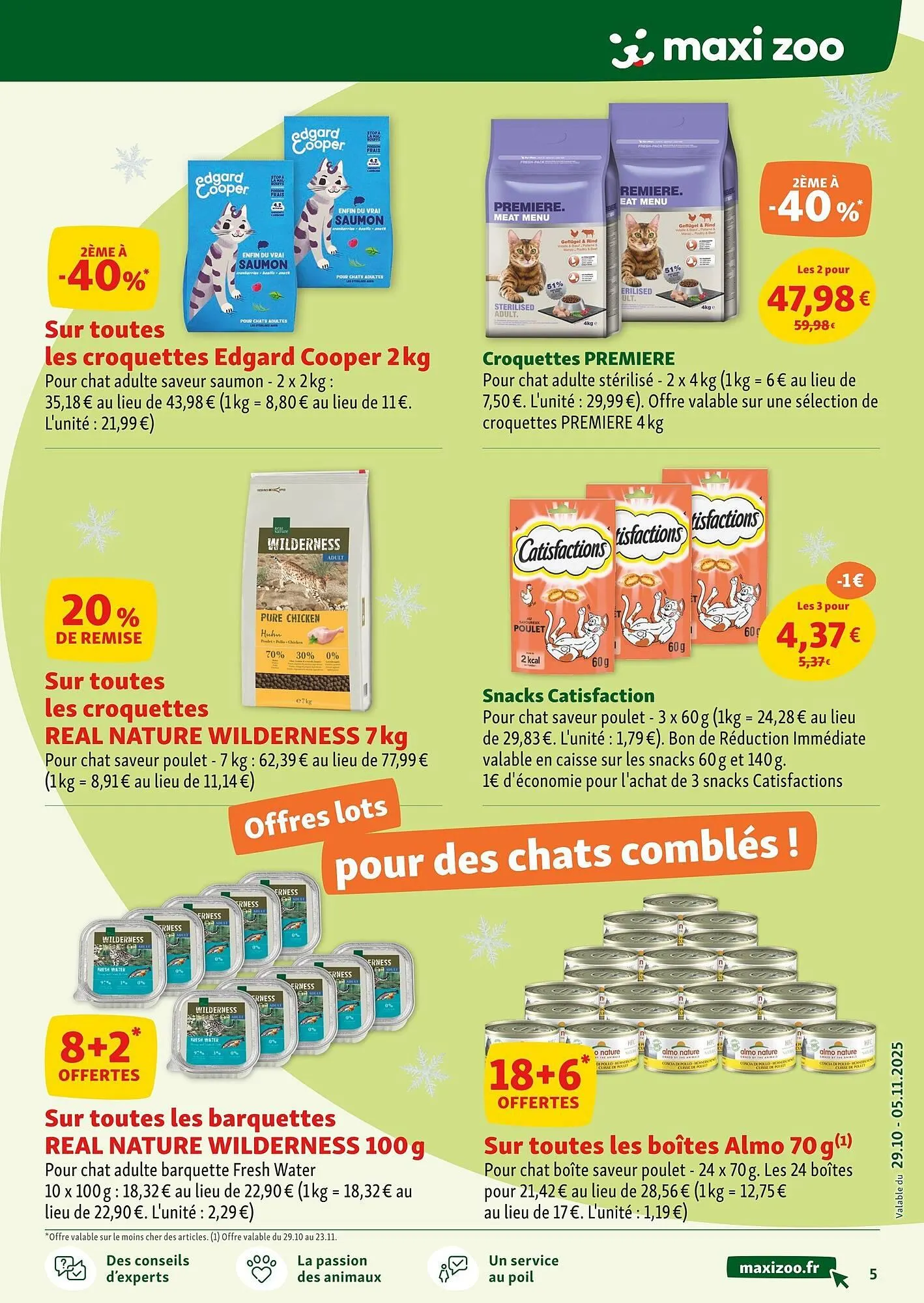 Catalogue Maxi Zoo du 29 octobre au 5 novembre 2025 - Catalogue page 5