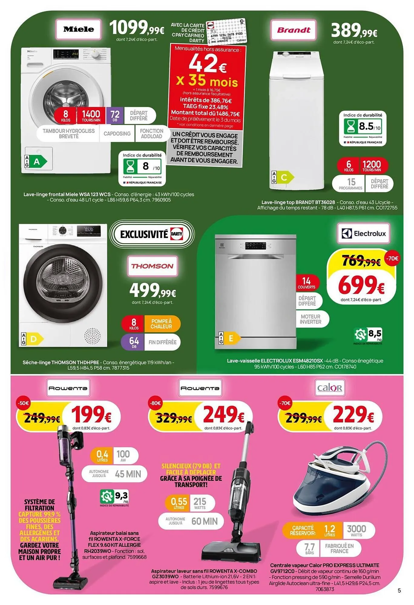 Catalogue Darty du 23 février au 15 mars 2026 - Catalogue page 5