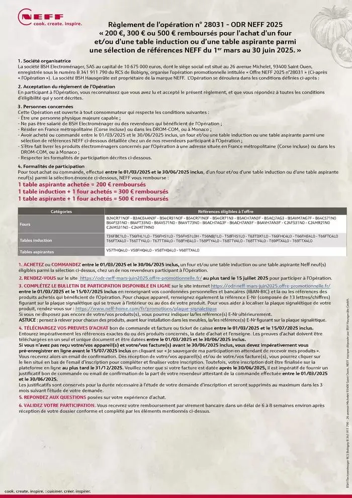 Jusqu'à 500€ remboursés du 25 mars au 30 juin 2025 - Catalogue page 2