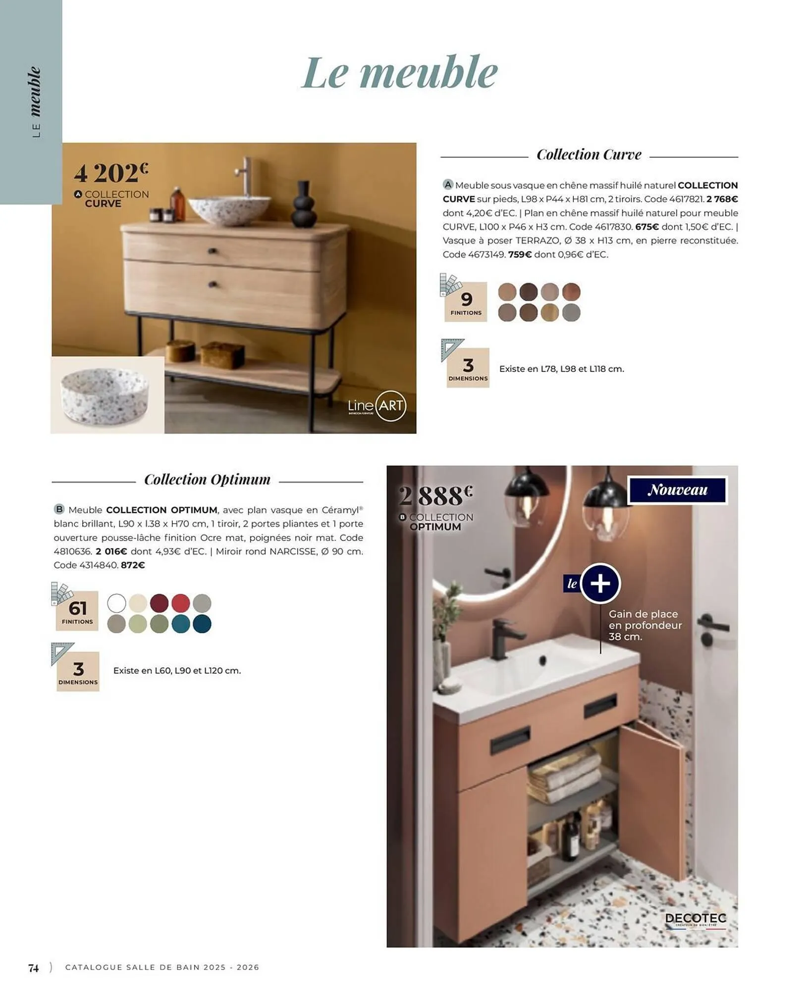 Catalogue Cedeo du 3 juin au 31 décembre 2025 - Catalogue page 74