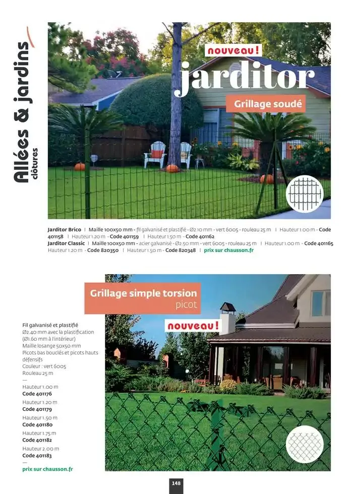 Aménagez votre extérieur SAISON 2025 du 1 janvier au 31 décembre 2025 - Catalogue page 150