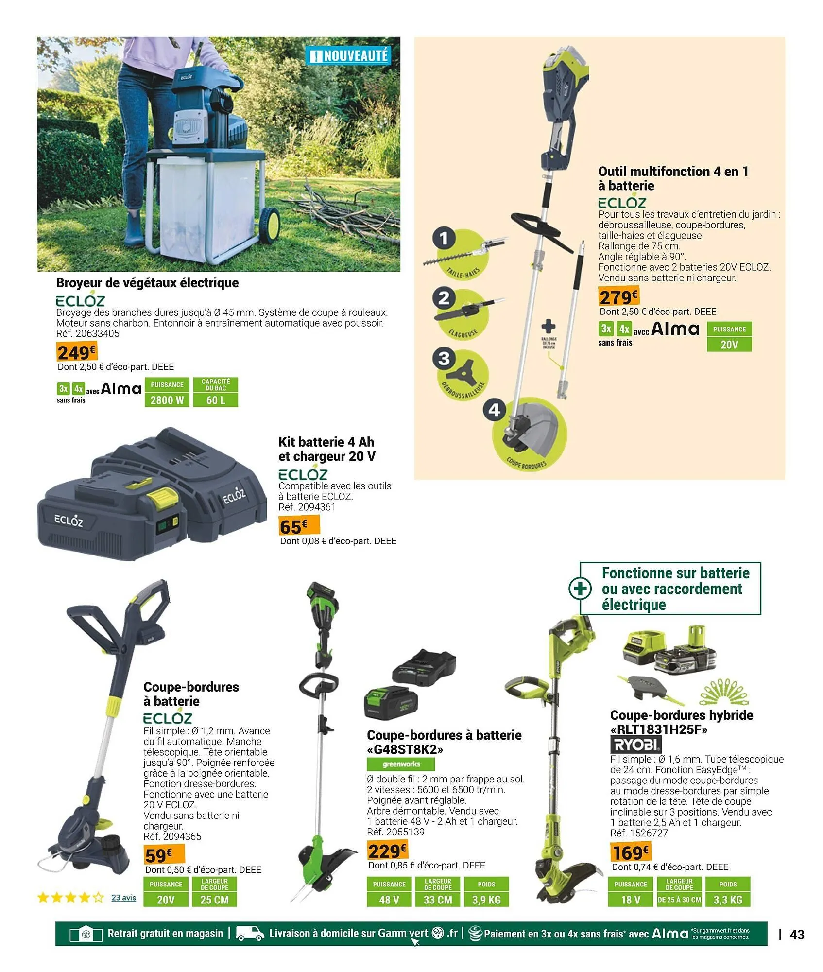 Catalogue Gamm vert du 19 mars au 1 juin 2025 - Catalogue page 43